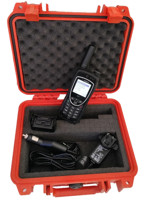 Iridium 9575 with chargers and case, 3 months warranty - EX-HIRE