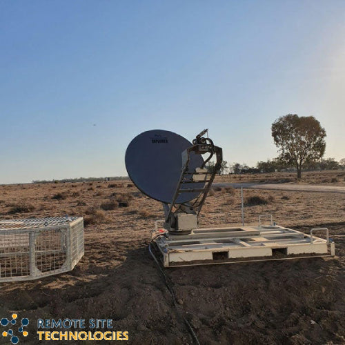 Skid Mounted Satellite Internet Hire Solution - Cobham Explorer 7120